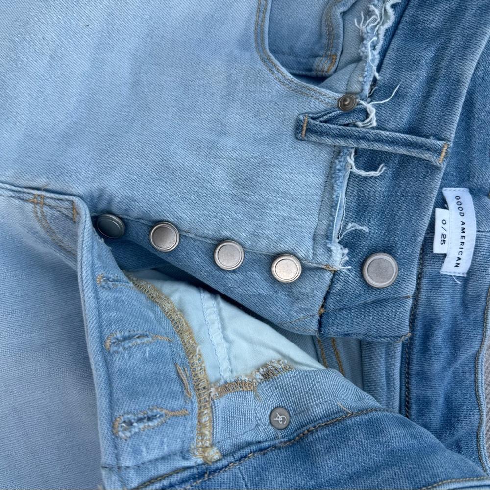 Good American Sky Blue High Rise Jeans